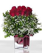  Manisa çiçek online çiçek siparişi  11 adet gül mika yada cam - anneler günü seçimi -