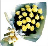 sari güllerden sade buket  Manisa çiçek online çiçek siparişi 