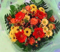  Manisa çiçek servisi , çiçekçi adresleri  sade hos orta boy karisik demet çiçek 
