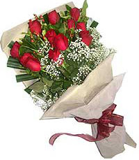 11 adet kirmizi güllerden özel buket  Manisa çiçek yolla , çiçek gönder , çiçekçi  